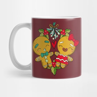 Mistletoe Gingerbread Christmas Reef Mug